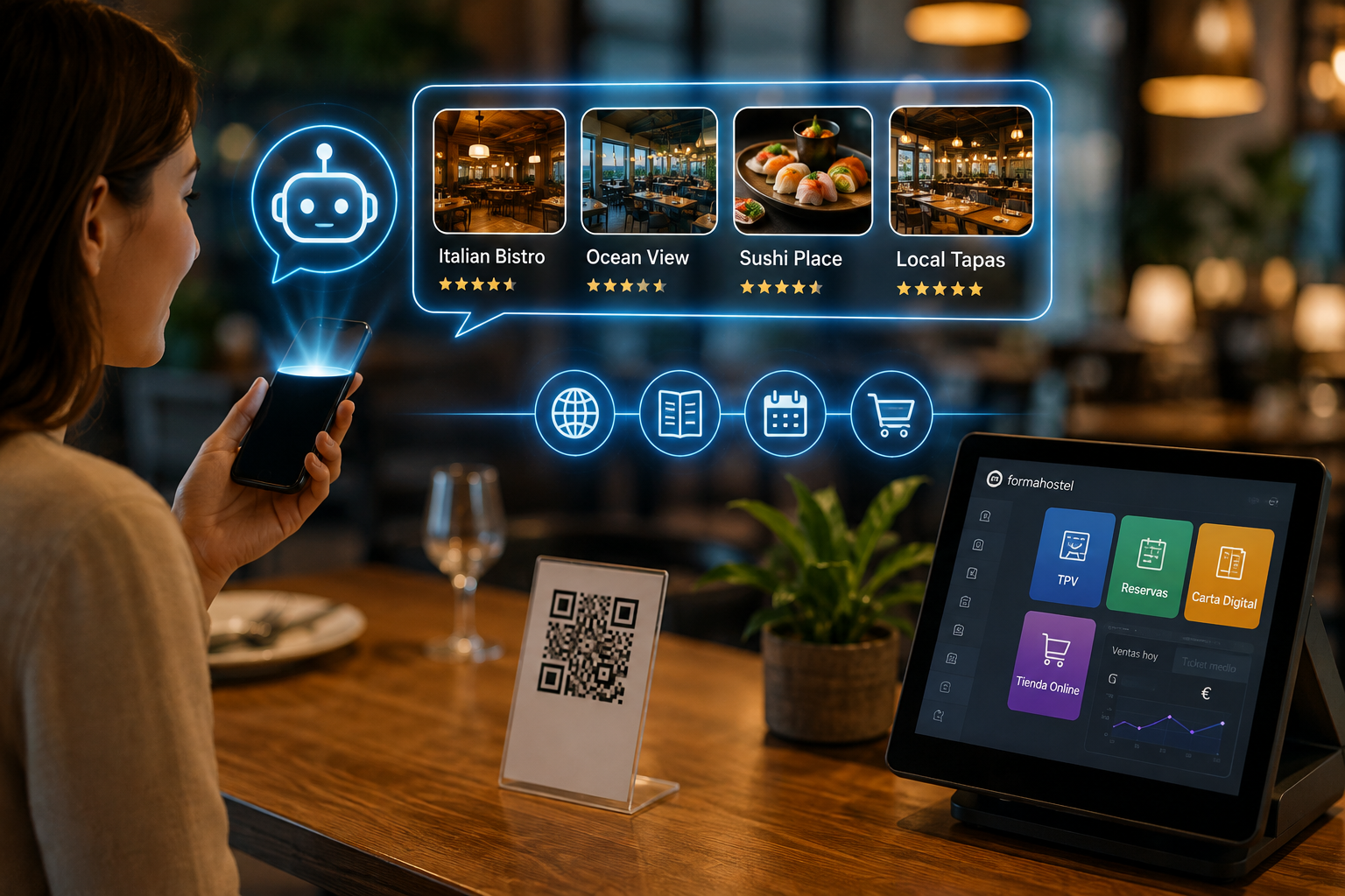 Restaurantes e inteligencia artificial: por qué el 85% no aparece en las recomendaciones de IA