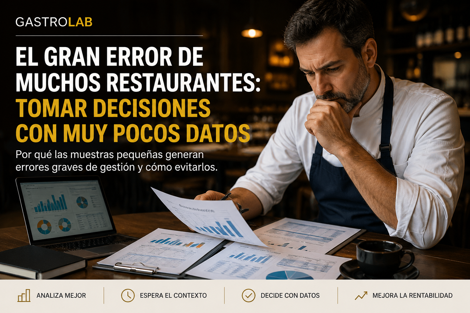 El gran error de muchos restaurantes: tomar decisiones con muy pocos datos