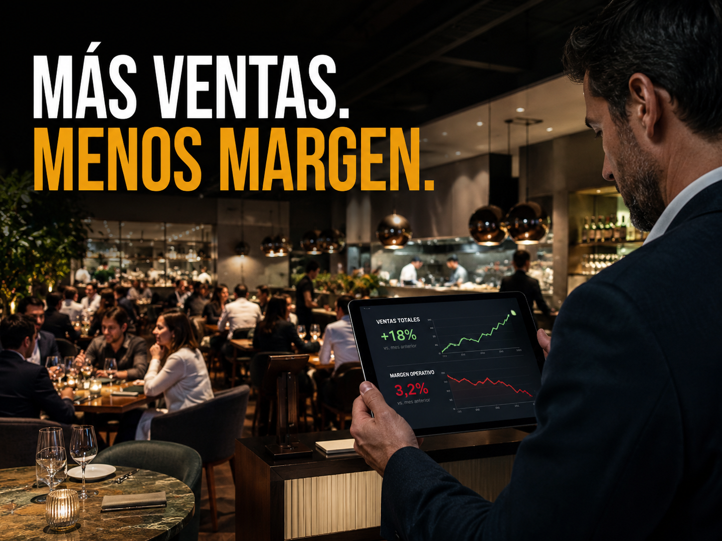 Restaurantes que venden más pero no ganan más: la nueva contradicción