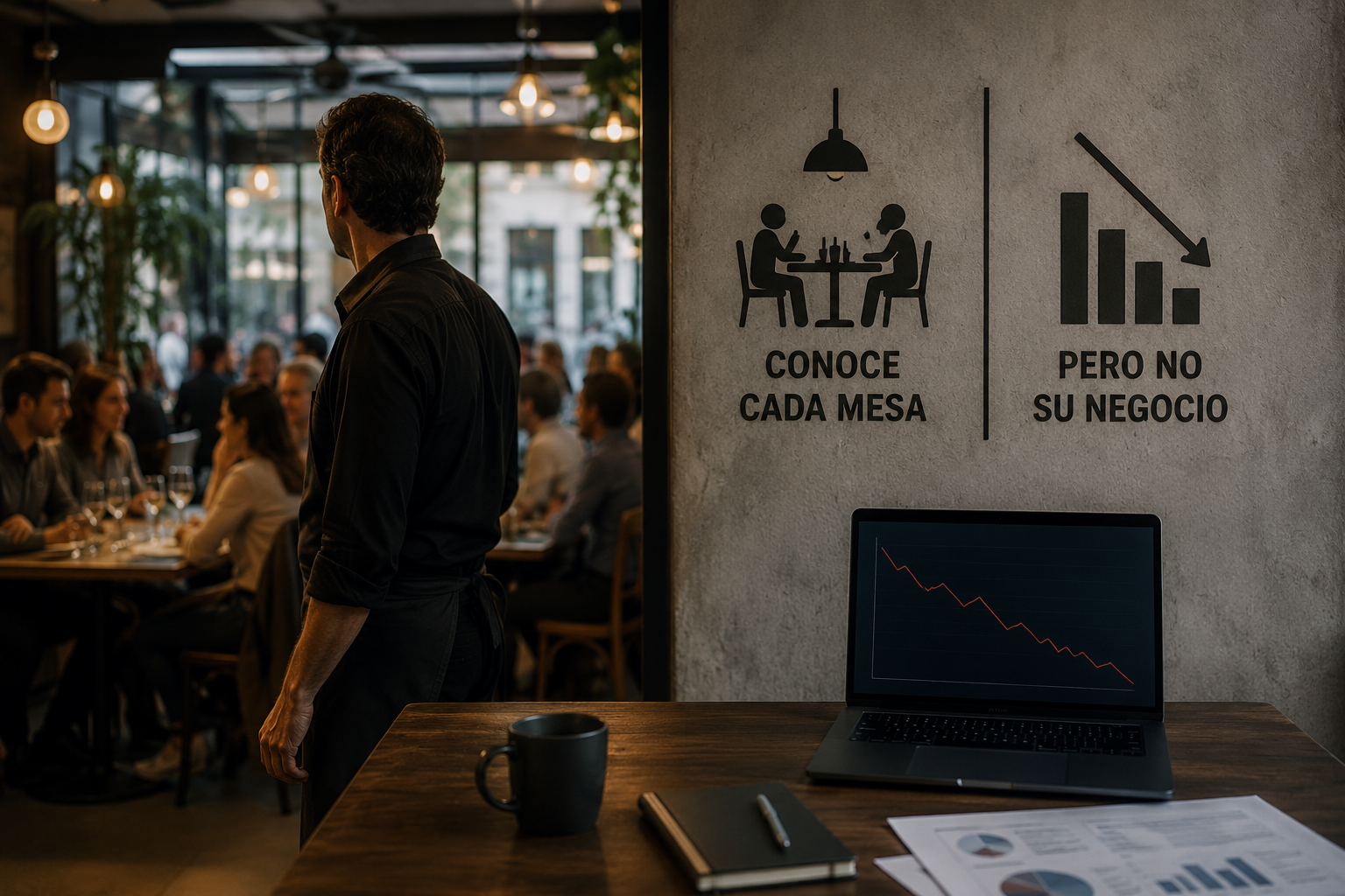 Verdades incómodas de la hostelería: El empresario que conoce perfectamente su restaurante y cada vez menos su negocio