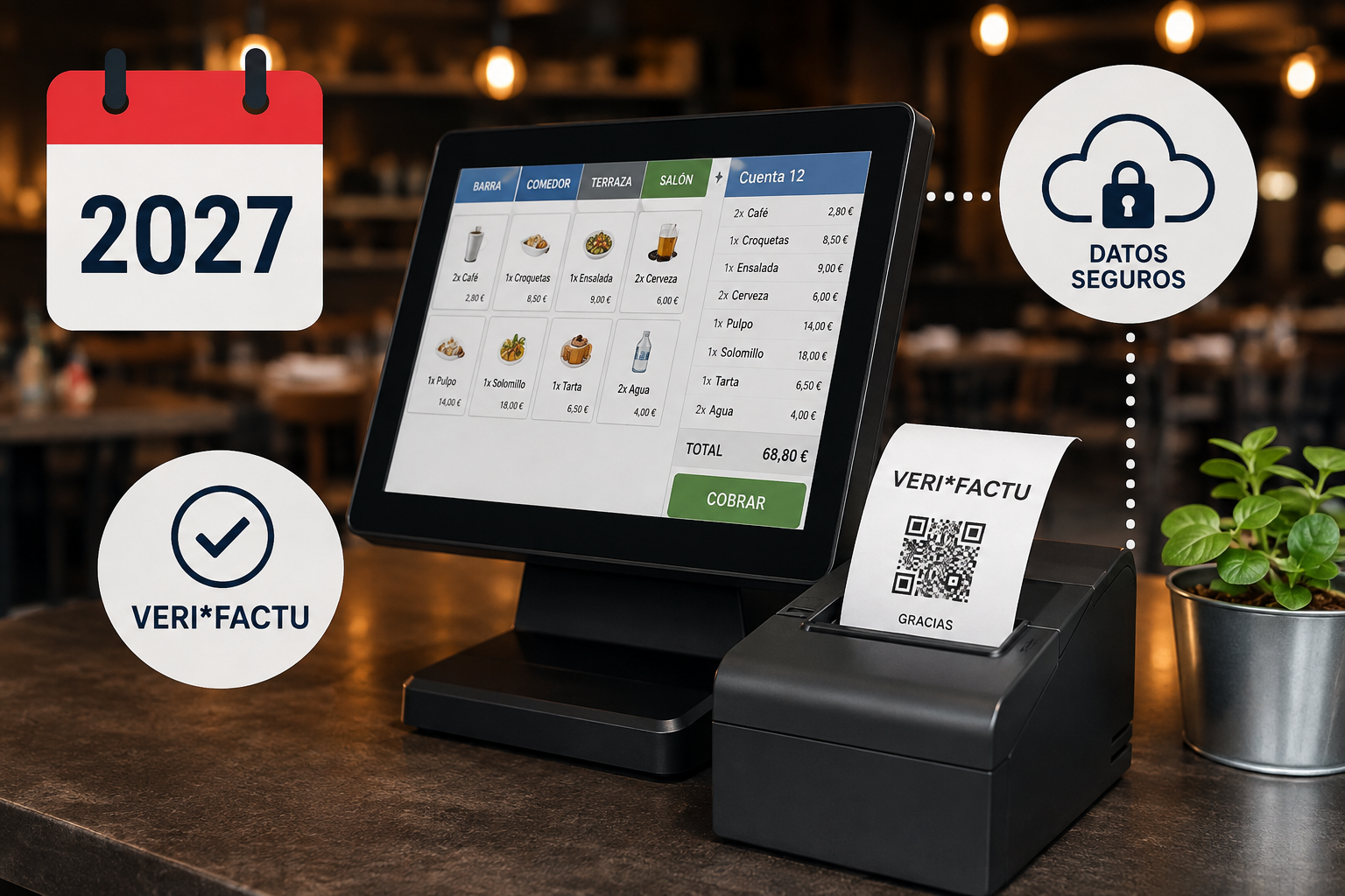 VeriFactu cambiará mucho más que el ticket: el verdadero impacto de 2027 en la gestión de un restaurante