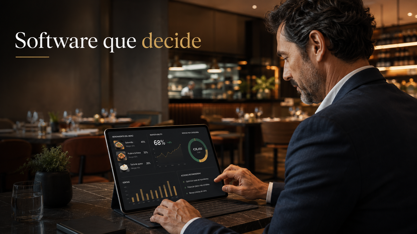 El software que necesita hoy un restaurante no es el que da datos, sino el que toma decisiones