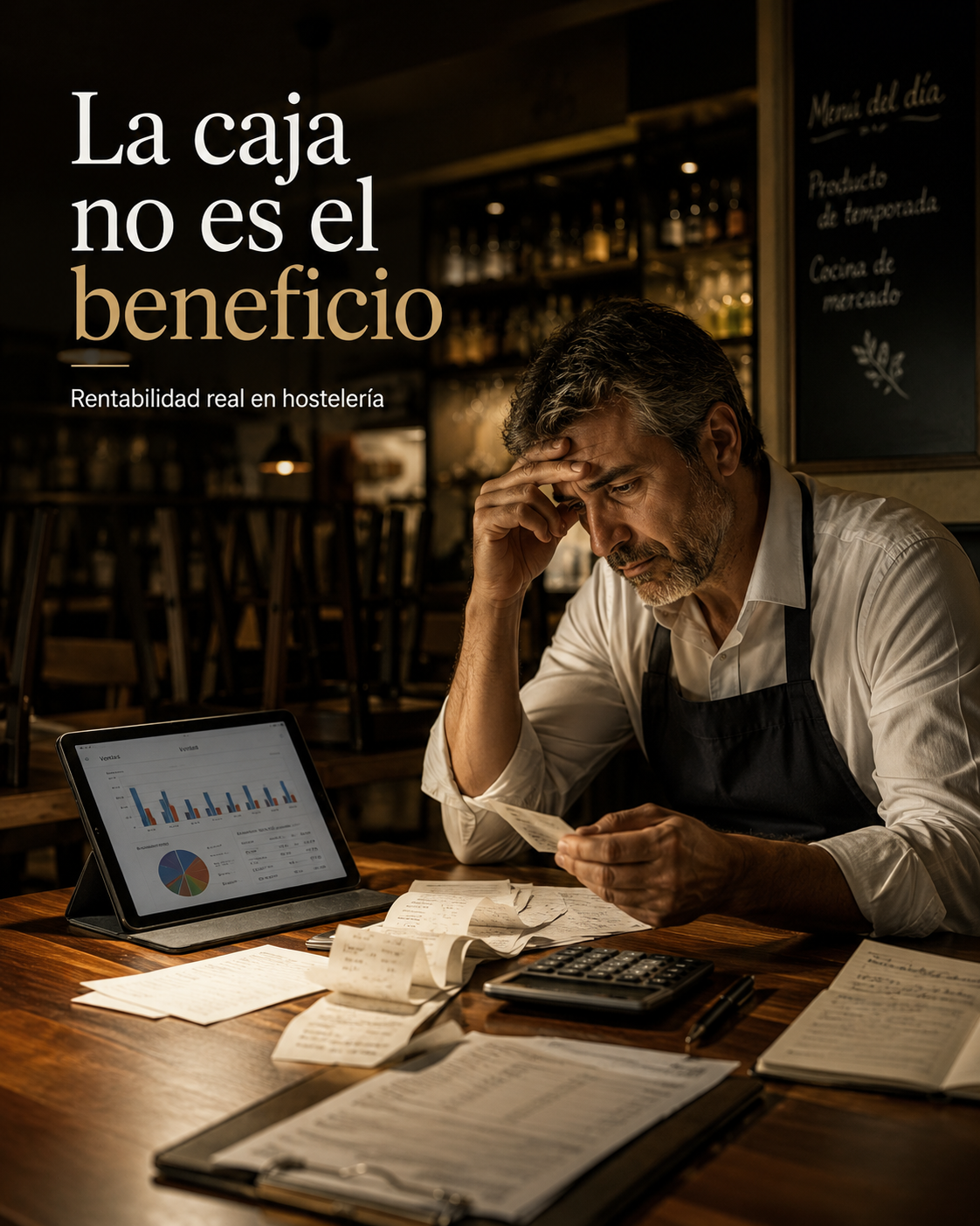 El restaurante que cree que controla costes porque mira la caja