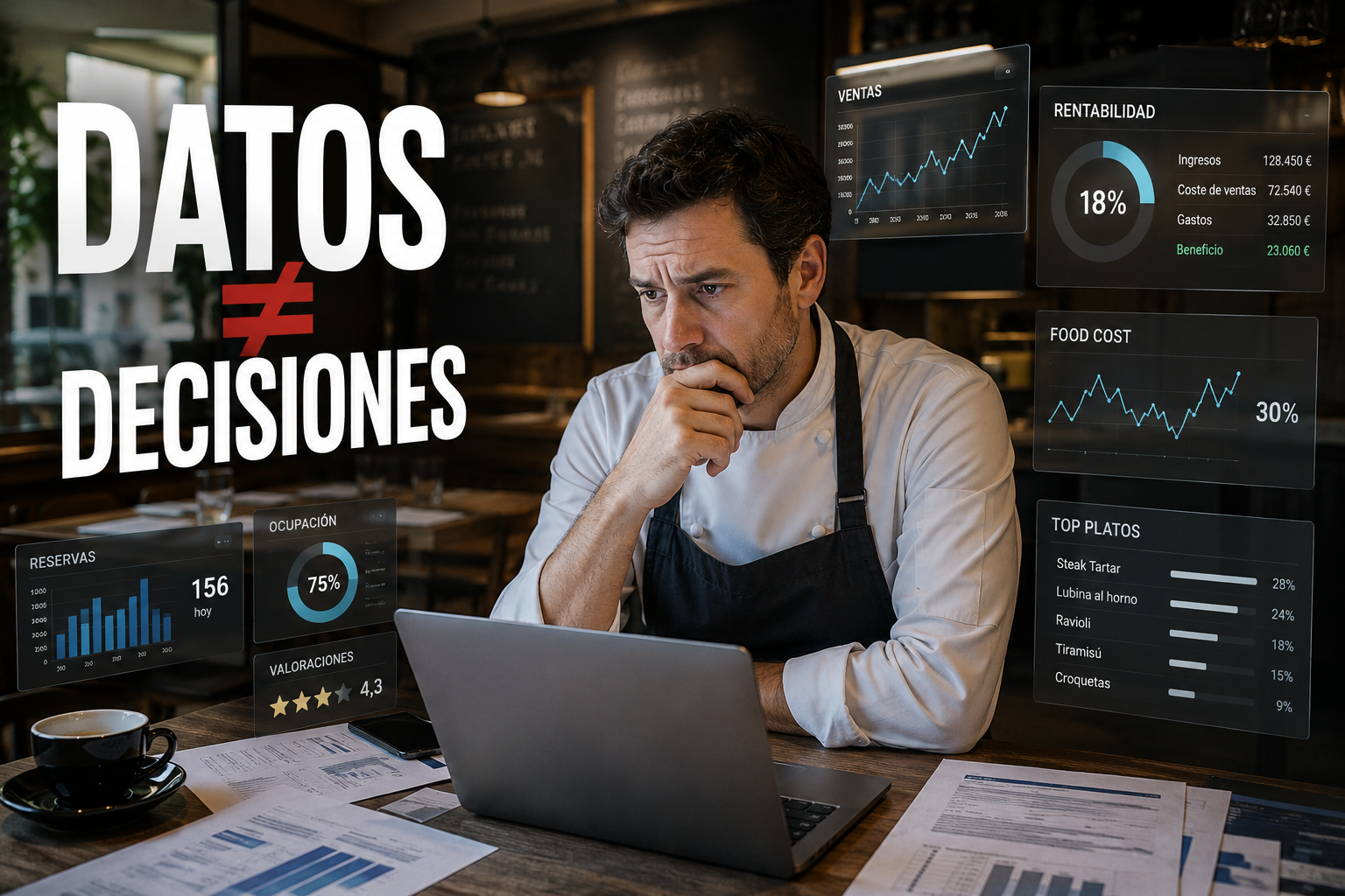 El restaurante que tiene datos para todo… y decisiones para nada