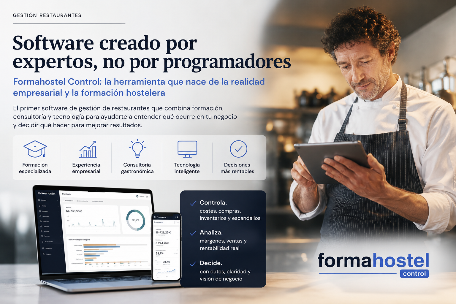 El problema del software hostelero: muchos programas fueron creados por programadores que nunca gestionaron un restaurante