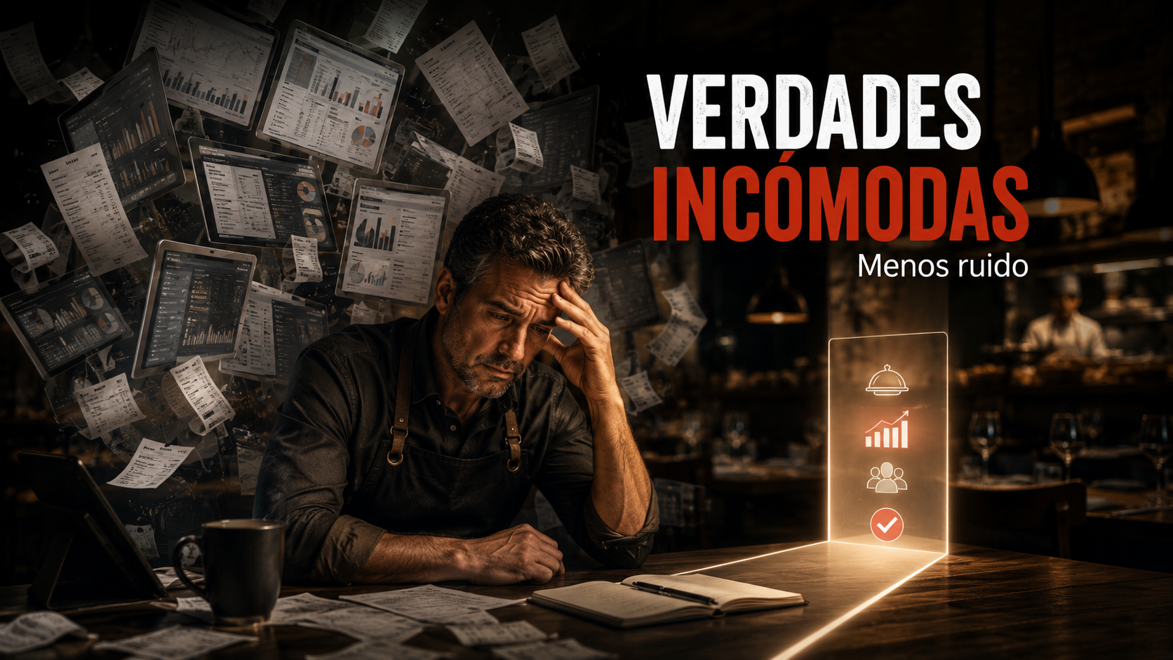 Verdades incómodas de la hostelería: muchos restaurantes no necesitan más datos, necesitan menos ruido